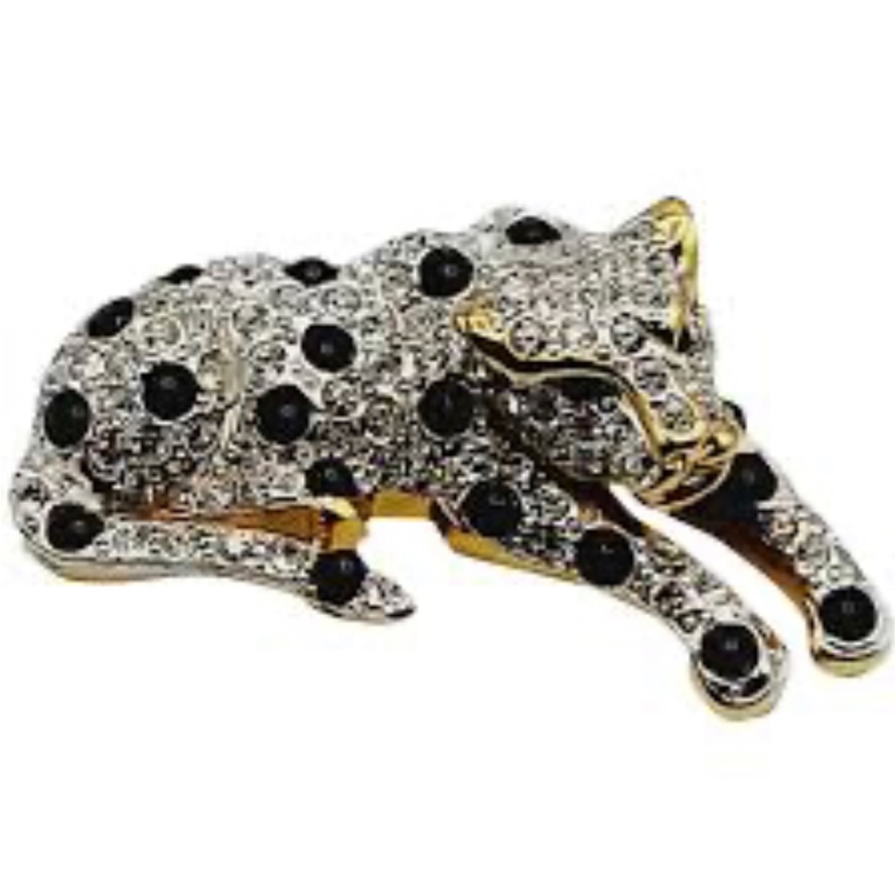 Stunning Vintage Leopard Brooch